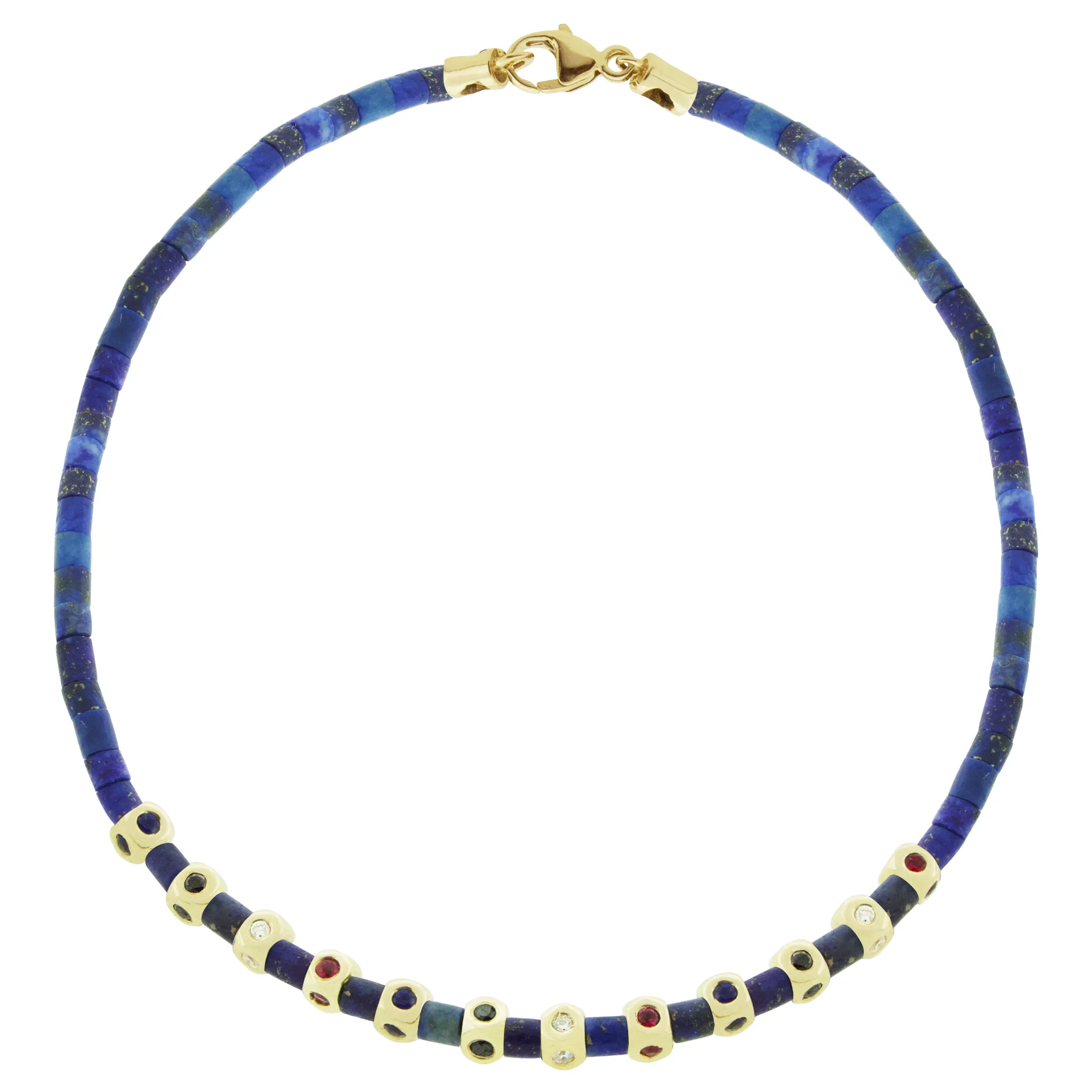 12 Mini Tetra Lapis Bracelet with Clasp