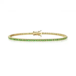 18ct Gold Tsavorite Bracelet BDQ200T