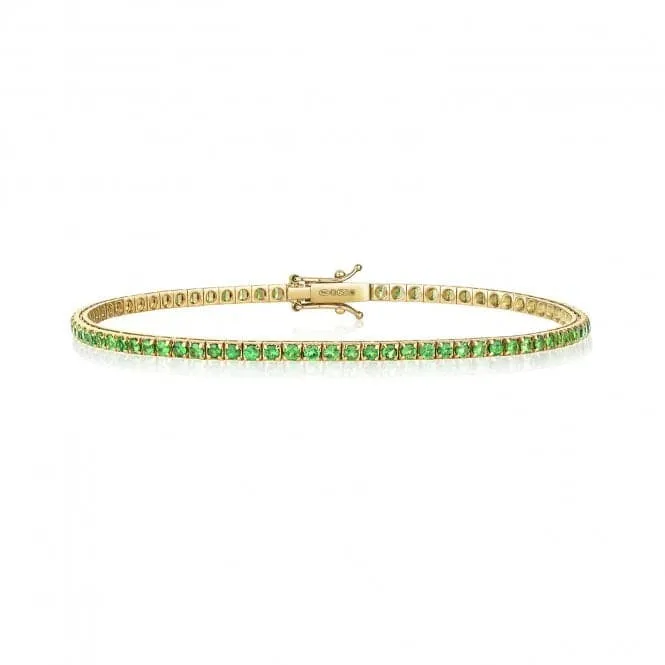 18ct Gold Tsavorite Bracelet BDQ200T