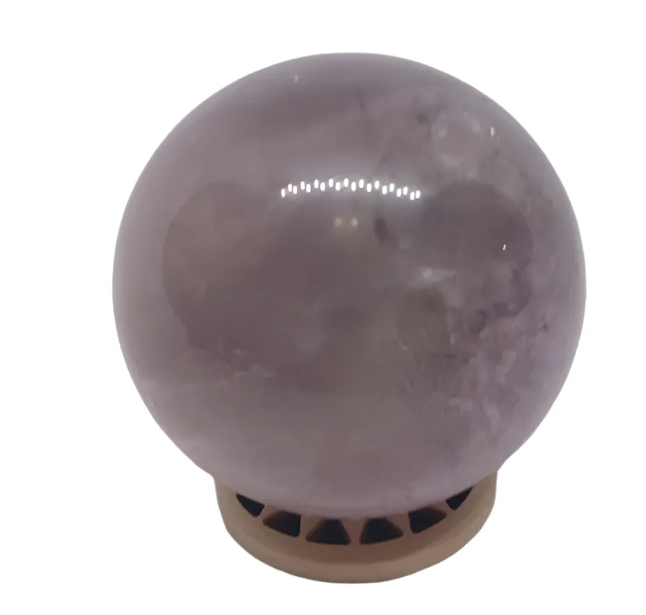 193G Smoky Amethyst Crystal Sphere