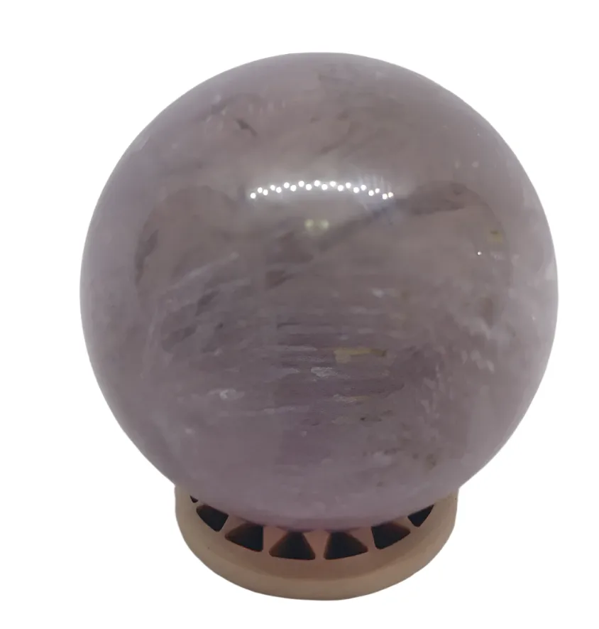 193G Smoky Amethyst Crystal Sphere