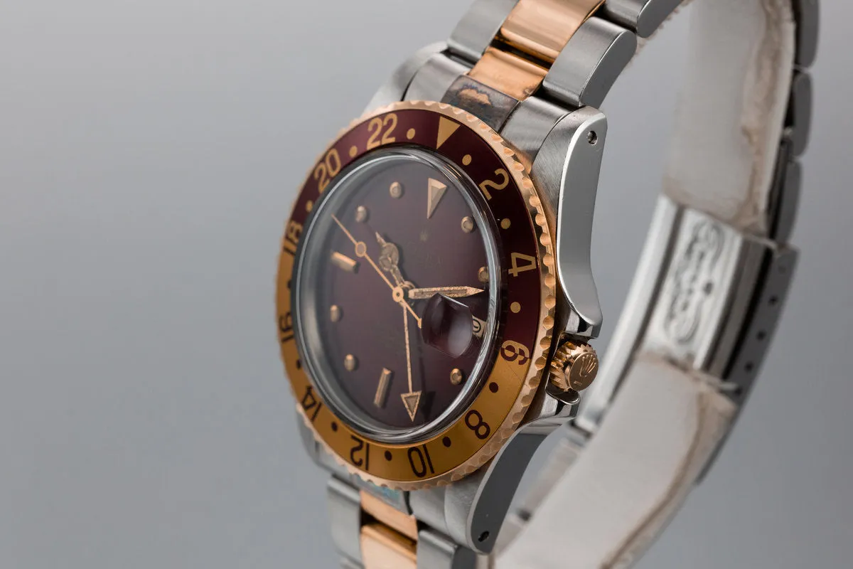 1980 Rolex Two-Tone GMT-Master 16753 with "Hawaiian Punch" Dial