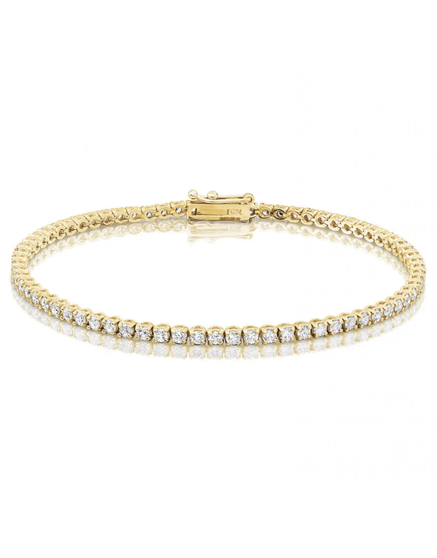3.70CTW Diamond Tennis Bracelet