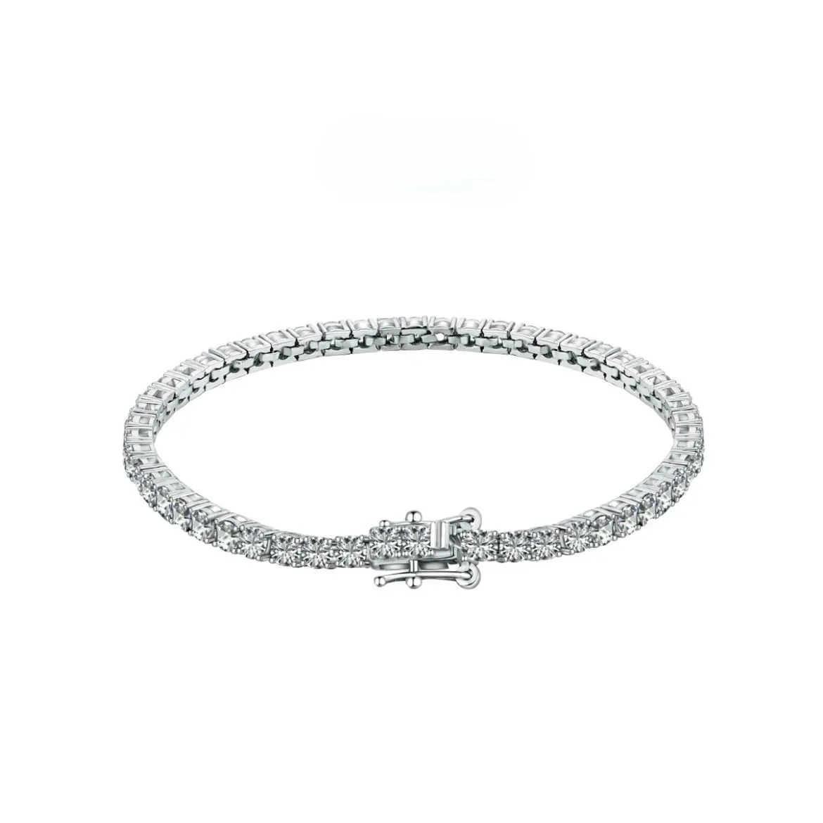 3mm Clear CZ Tennis Bracelet