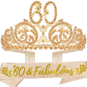 60th Birthday, 60th Birthday Gifts,60th Birthday Decorations for Women, 60th Birthday