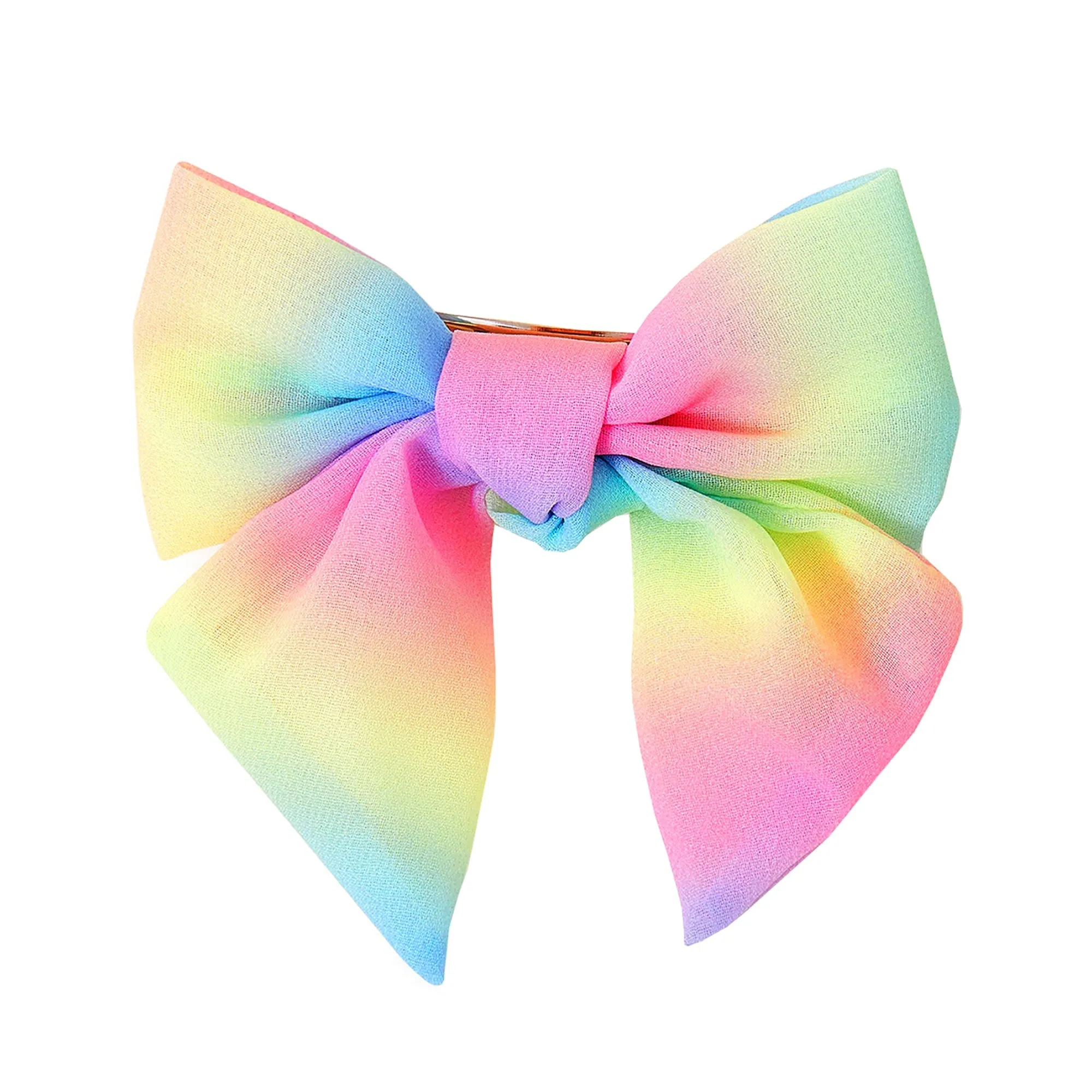 Accessorize London Girl's Ombre Bow Barrette Clip