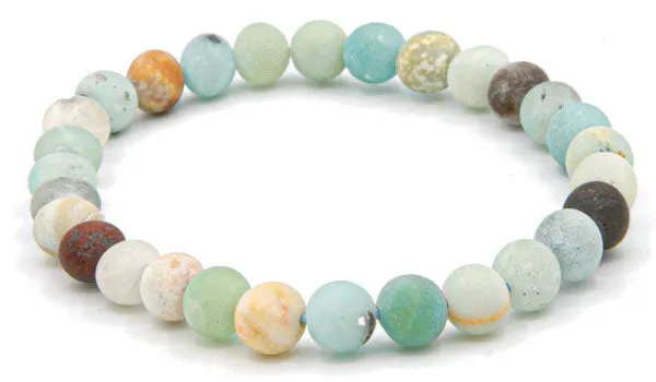 Amazonite Natural Gemstone Gloss Bracelet