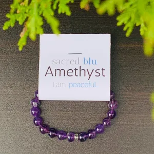 Amethyst Crystal Bracelet