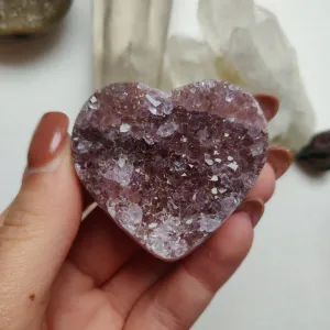 Amethyst Geode Heart (#G13)