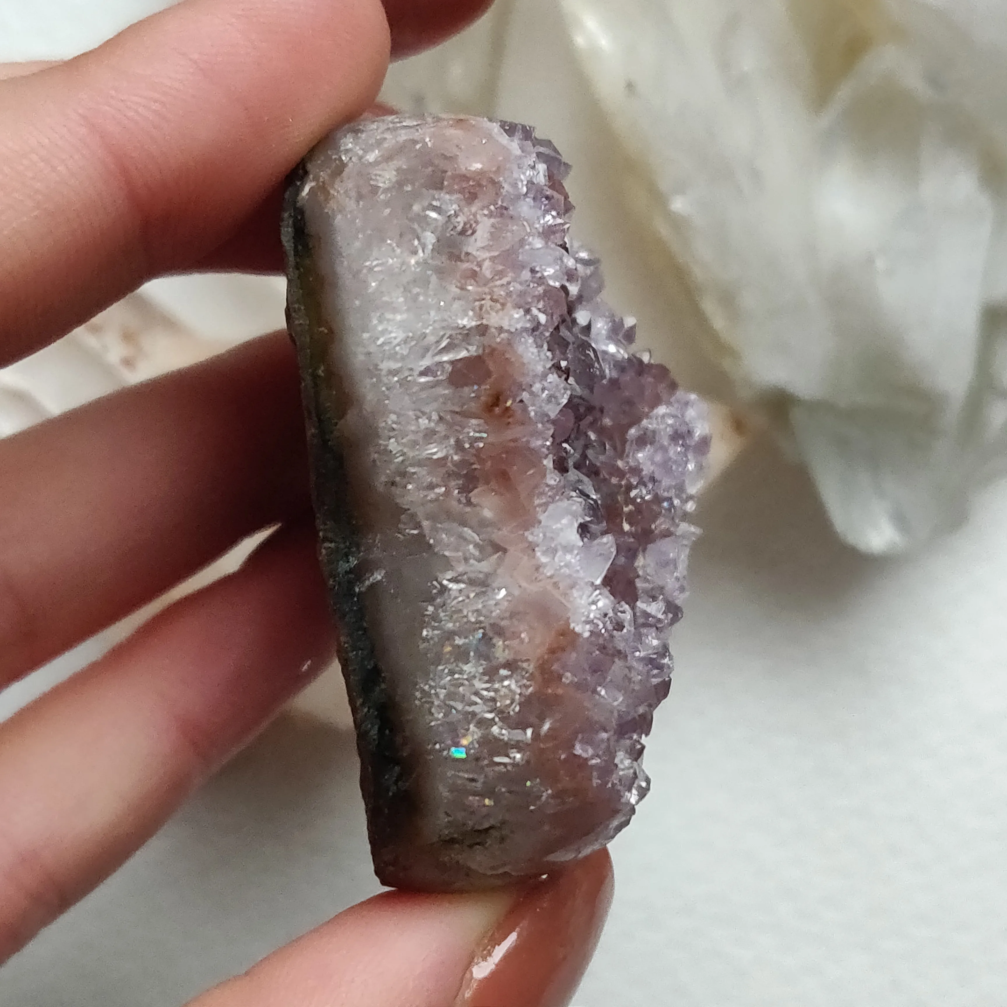 Amethyst Geode Heart (#G13)