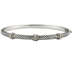 Andrea Candela Diamond Rondell Station Bangle