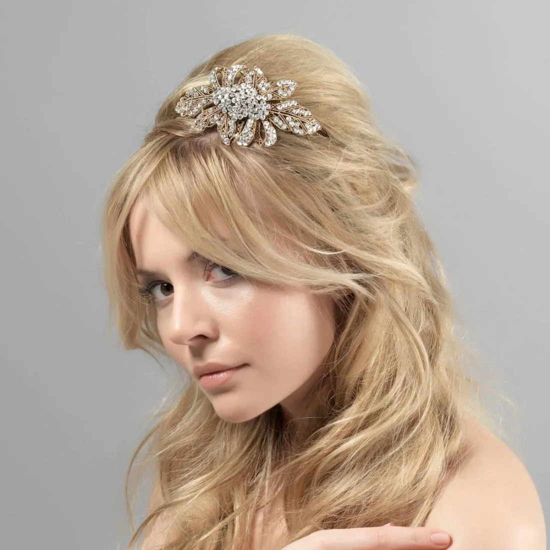 Antique Extravagance Side Tiara