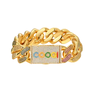 APORRO X COOGI Beating Cuban Bracelet - 19mm