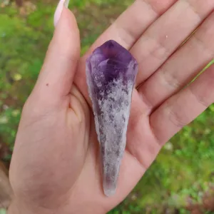 Bahia Amethyst Point, Amethyst Elestial Wand from Brazil (#12)