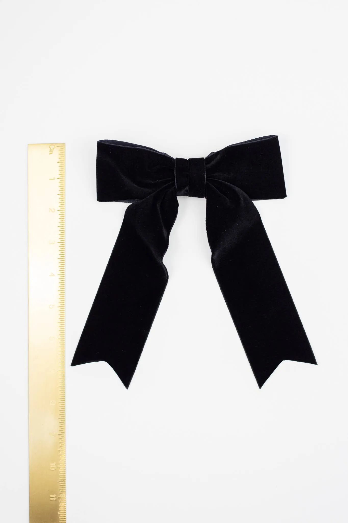 BAILEE VELVET BOW BARRETTE