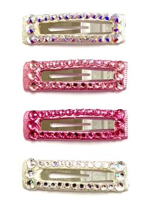 Bari Lynn Swarovski Crystal Snap Clip