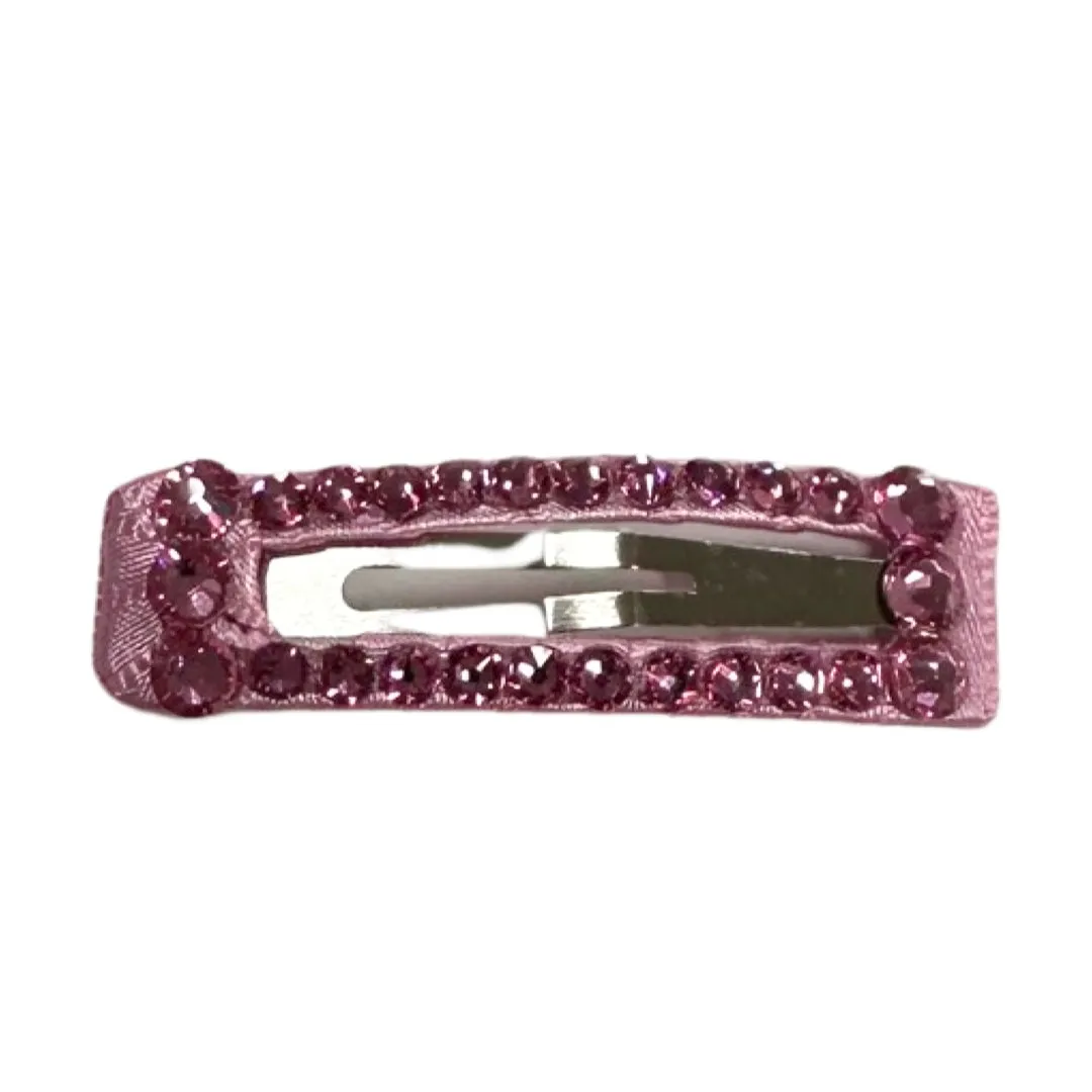 Bari Lynn Swarovski Crystal Snap Clip