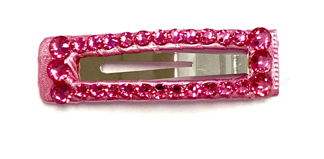 Bari Lynn Swarovski Crystal Snap Clip