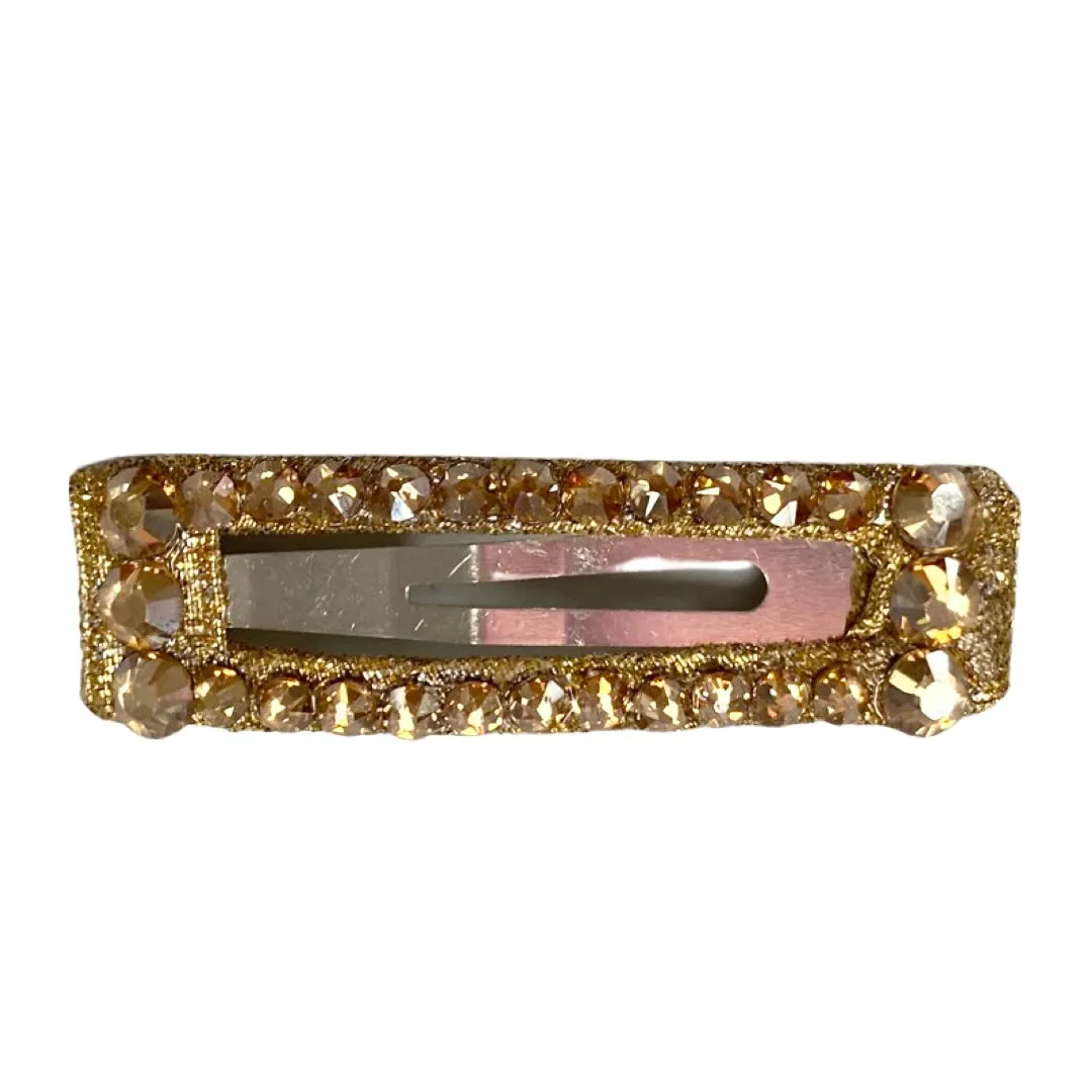 Bari Lynn Swarovski Crystal Snap Clip