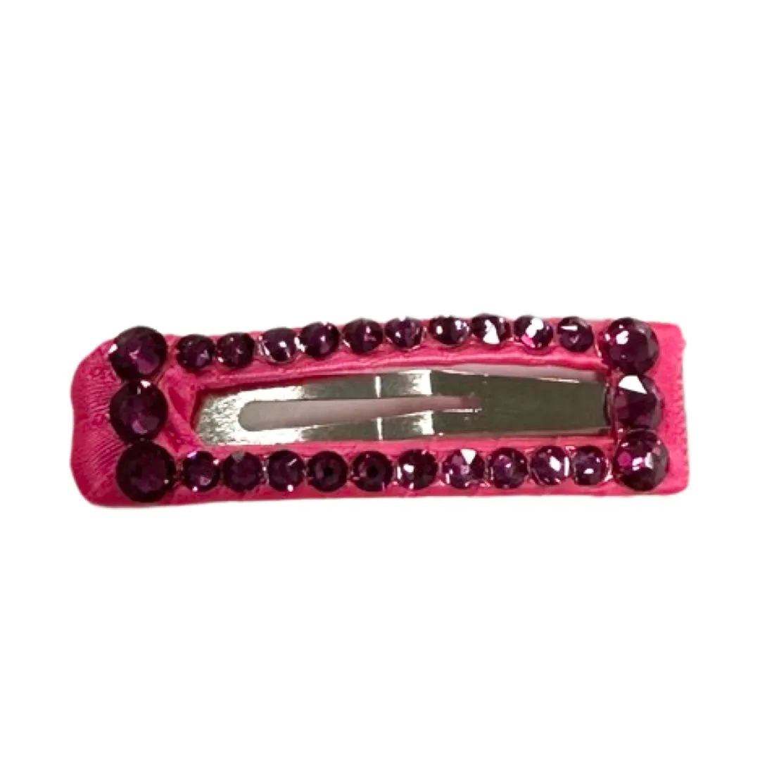 Bari Lynn Swarovski Crystal Snap Clip