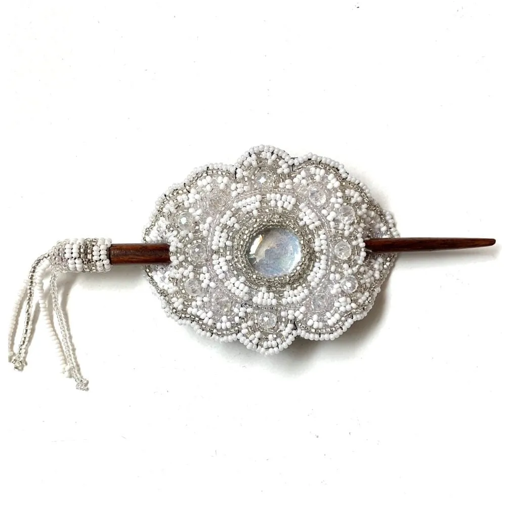 Beaded Stick Barrette