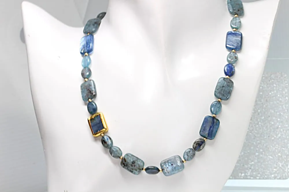 Blue Agate Necklace