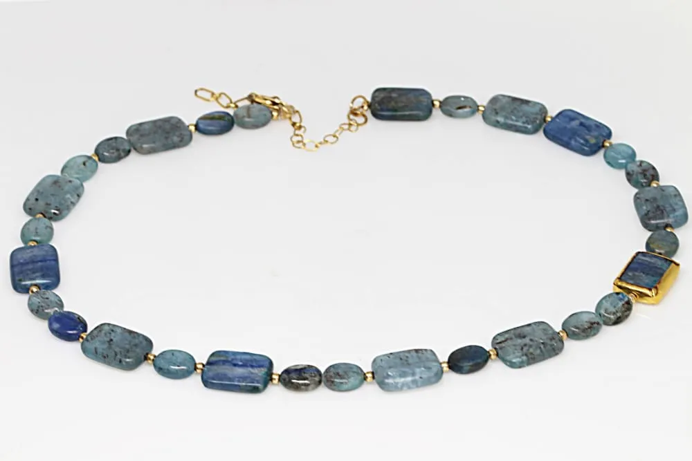 Blue Agate Necklace