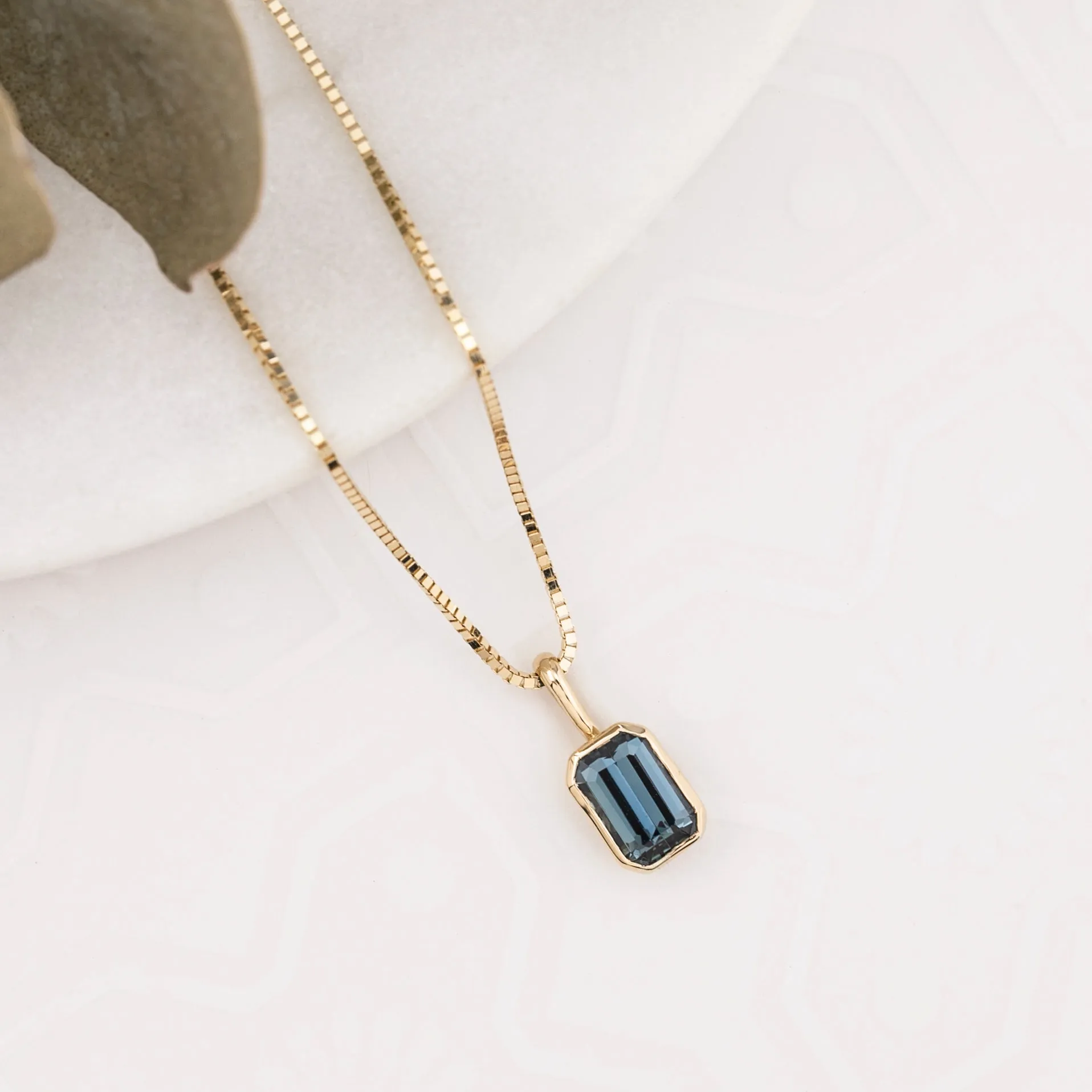 Blue Green Montana Sapphire Patia Charm