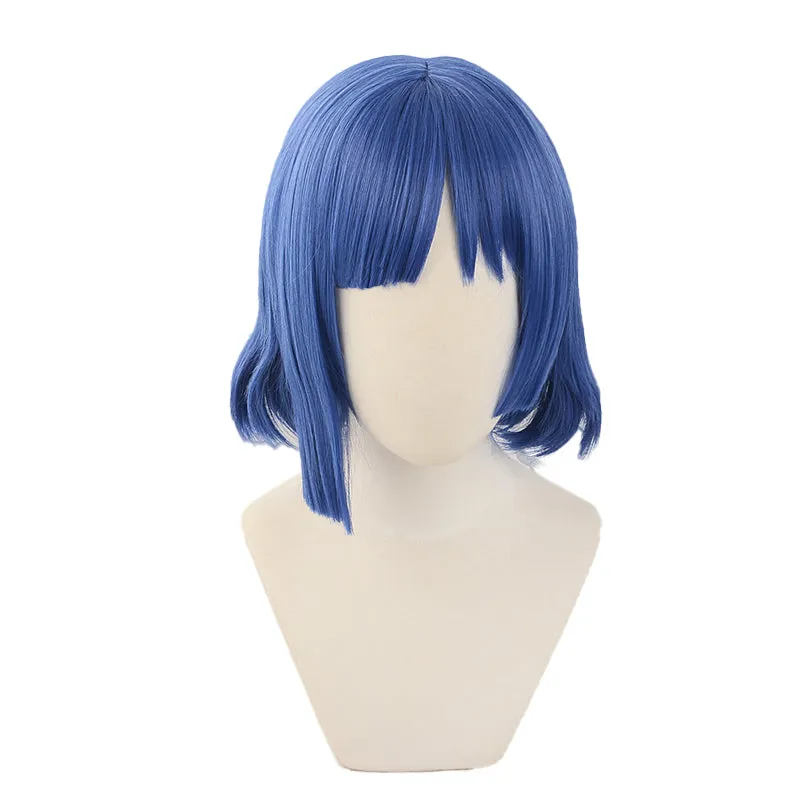 Bocchi the Rock!  Ryo Yamada Blue Cosplay Wig