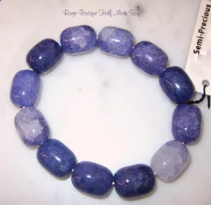 Bracelet (Amethyst barrel shape)