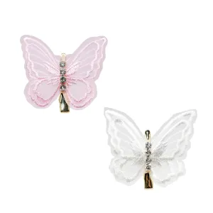 Butterfly Barrette Set in Dawn