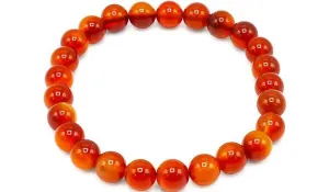 Carnelian Gloss Natural Gemstone Bracelet