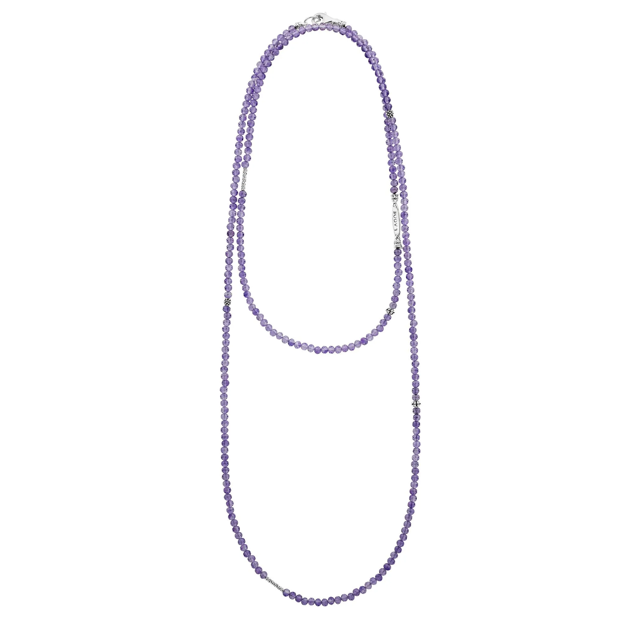 Caviar Icon Amethyst Necklace