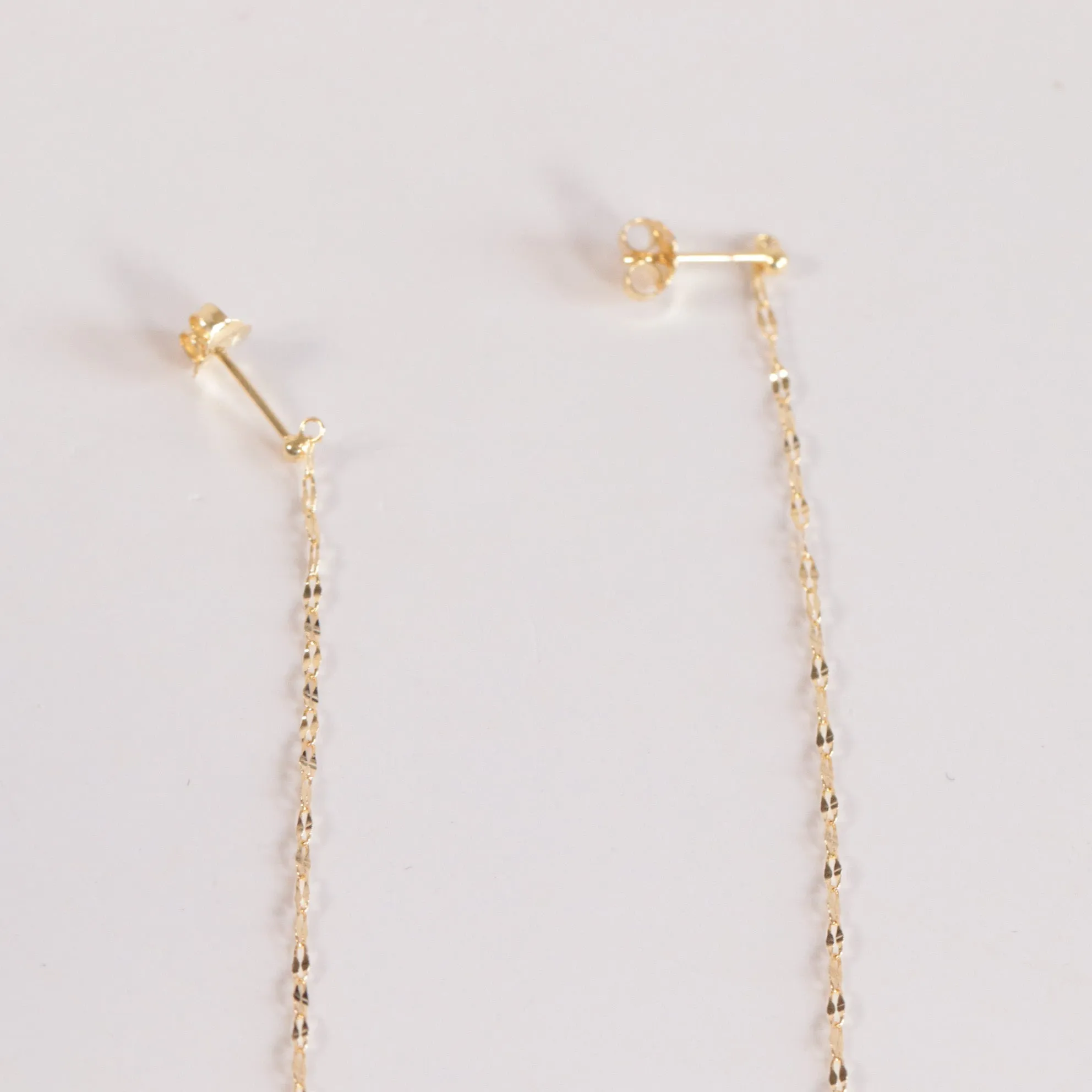 Chain Shoulder Duster Earrings