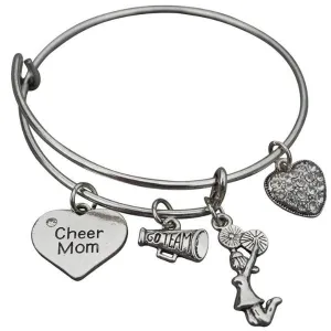 Cheer Mom Bangle Bracelet