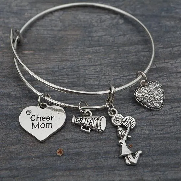 Cheer Mom Bangle Bracelet