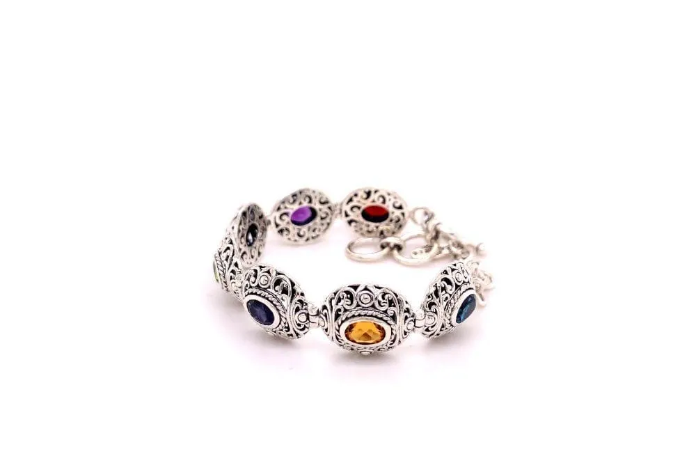 Clarice Bracelet- Multi Gemstone