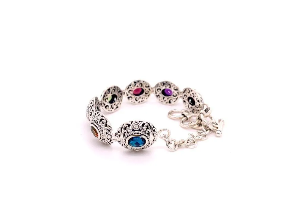 Clarice Bracelet- Multi Gemstone