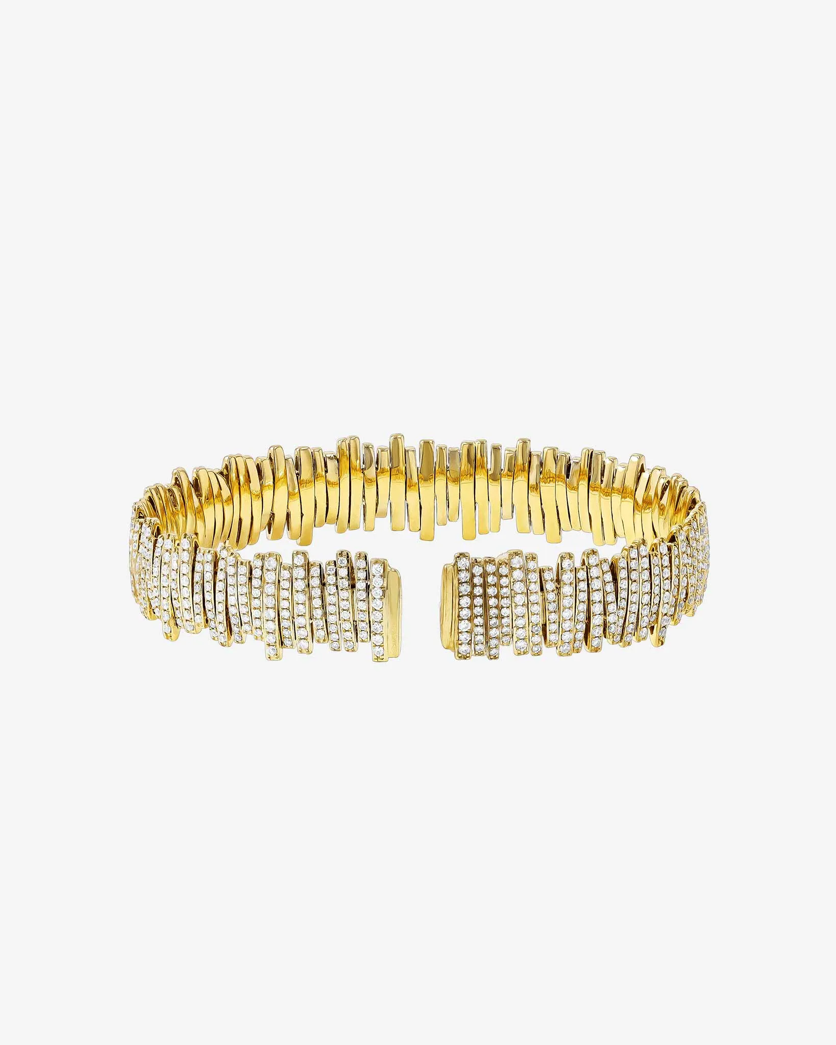 Classic Gold Full Pave Milli Bangle