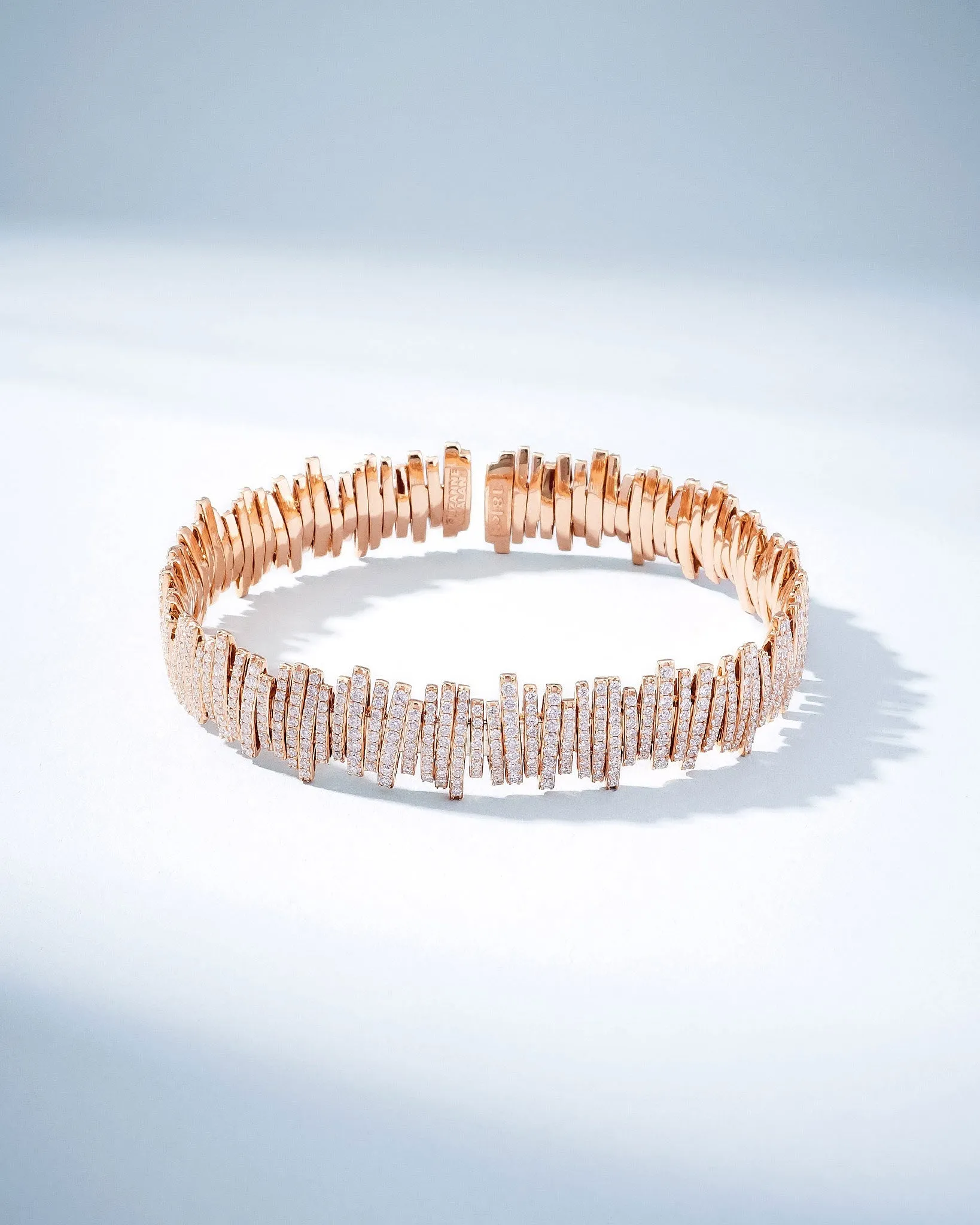 Classic Gold Full Pave Milli Bangle