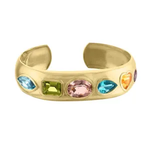 Coco Gemstone Cuff Bracelet