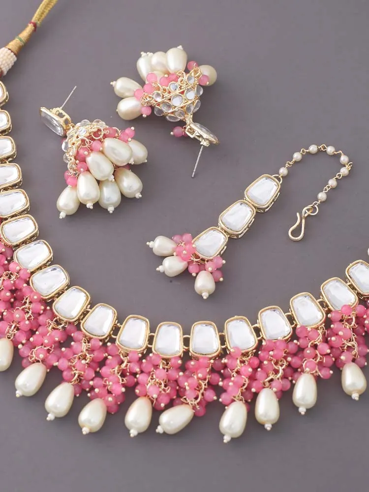 Coral Avantika Jewellery Set