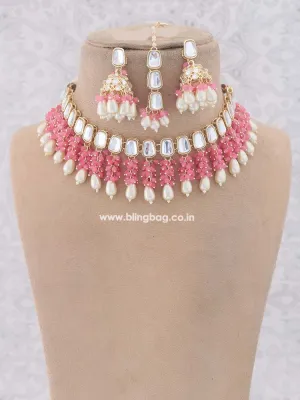 Coral Avantika Jewellery Set