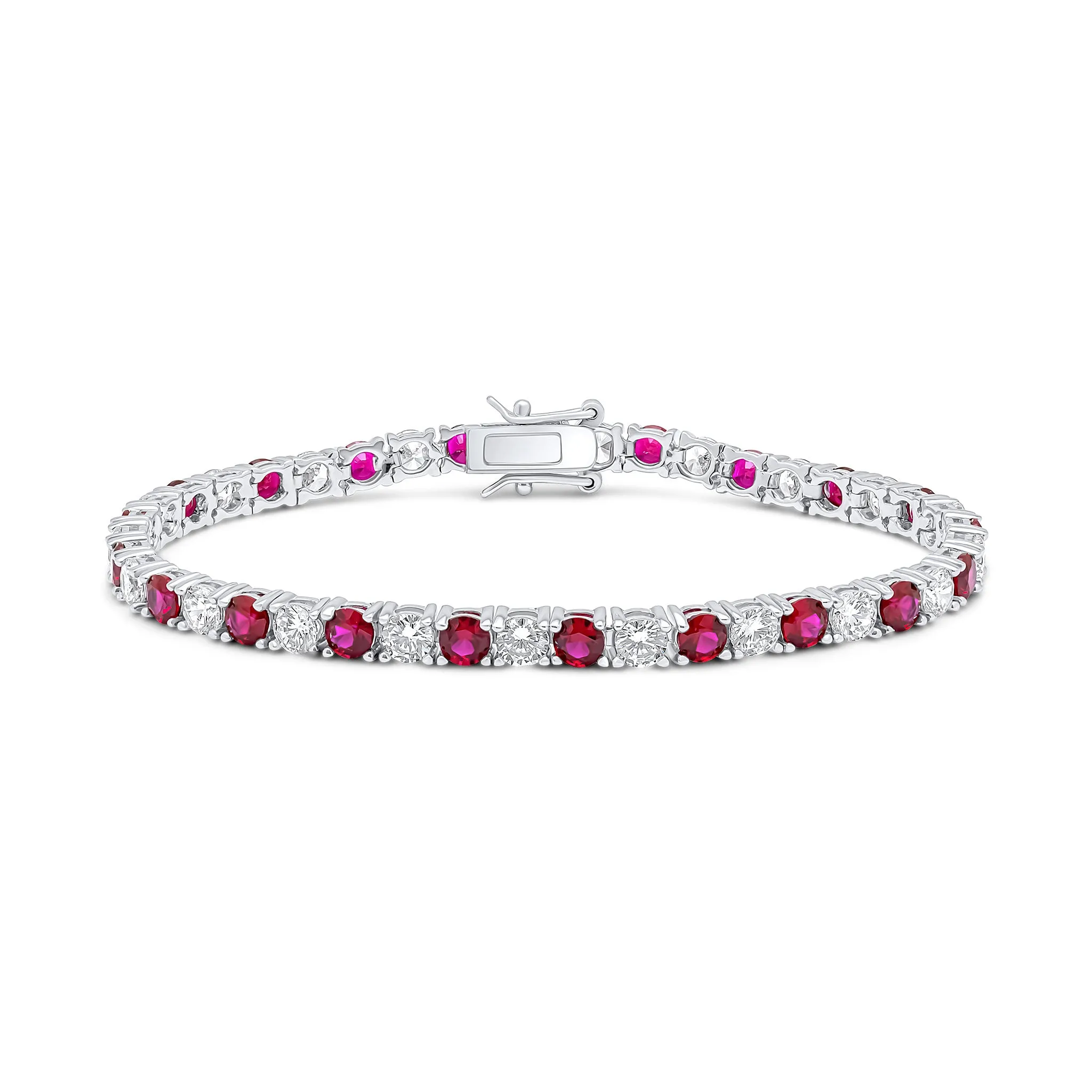 Cressida Bracelet (Ruby/White)