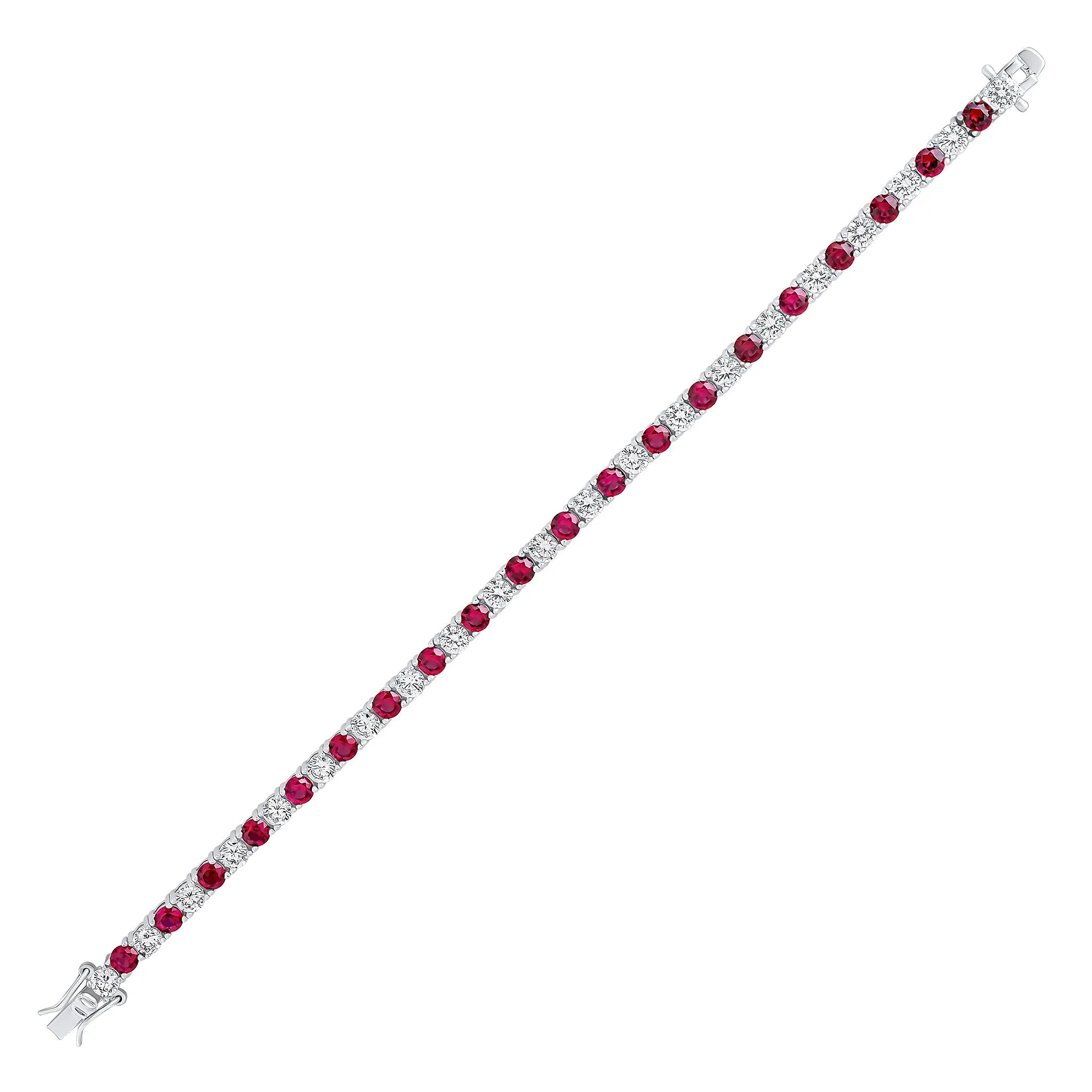 Cressida Bracelet (Ruby/White)