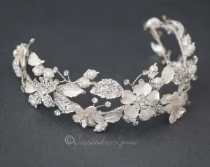 Crystal Flowers Bridal Headband