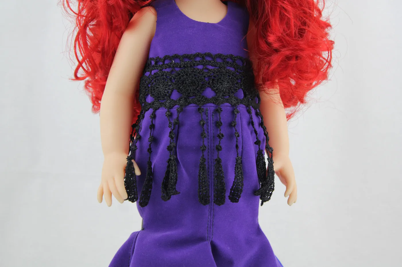 Custom Disney Animator Doll - The Little Mermaid Ariel in Purple Dress