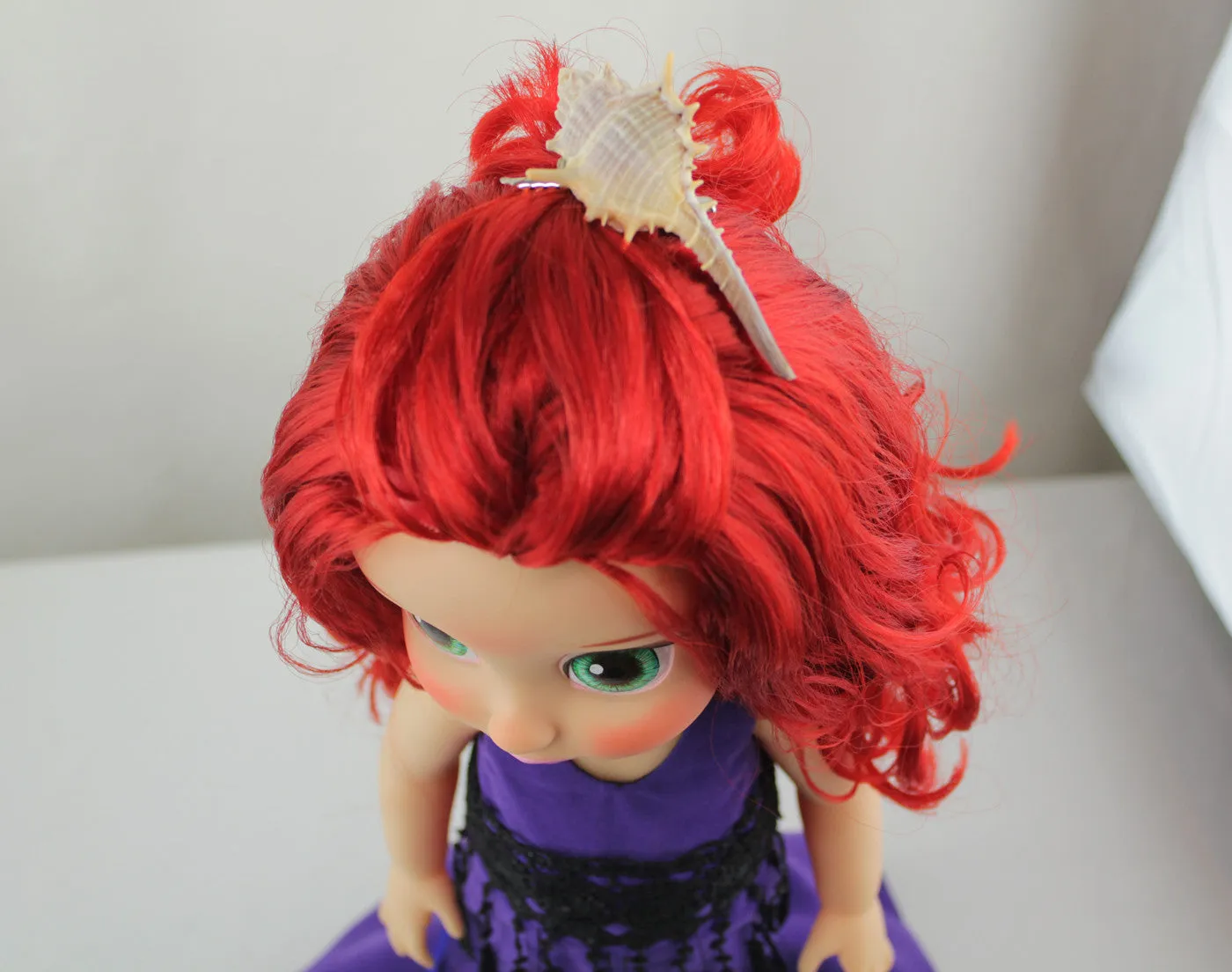 Custom Disney Animator Doll - The Little Mermaid Ariel in Purple Dress