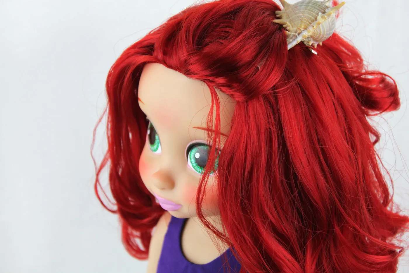 Custom Disney Animator Doll - The Little Mermaid Ariel in Purple Dress