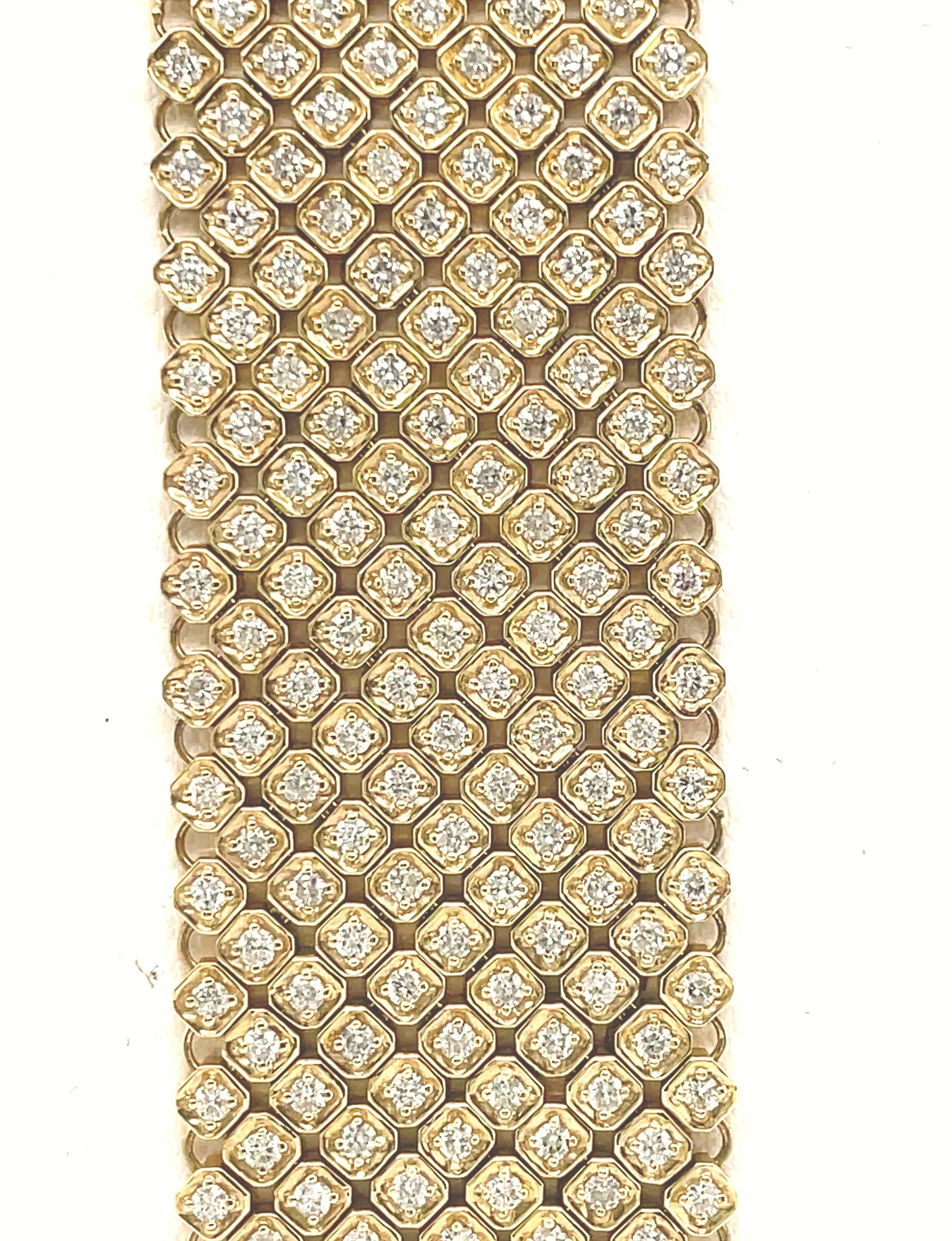 Diamond Mesh Link Bracelet